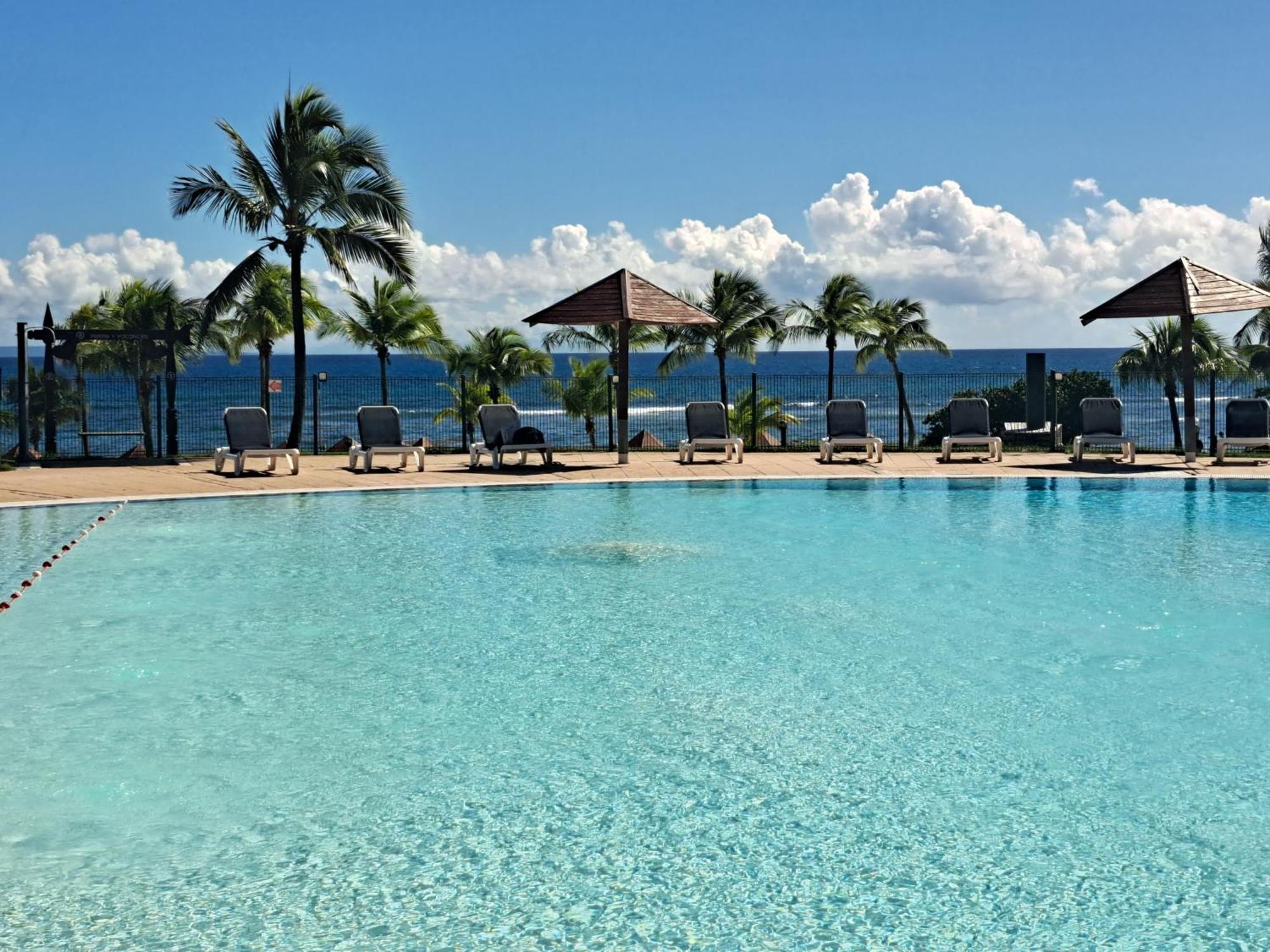 Grand Studio Vue Mer Exceptionnelle, Piscines, Plages. Sainte-Anne  Esterno foto